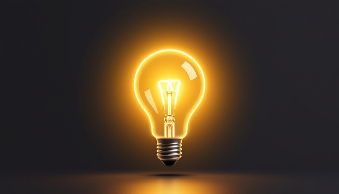 Free Glowing Pixel Bulb Image - Pixel, Bulb, Light | Download at StockCake