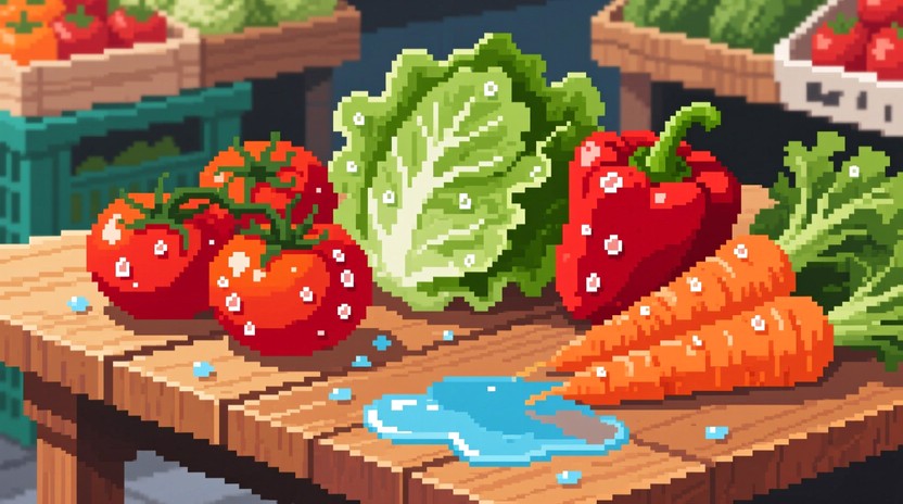 Free Fresh Pixel Produce Image - Vegetables, Pixel, Tomatoes | Download ...