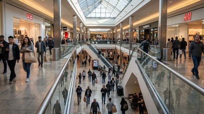 Free Bustling Shopping Crowd Image - Shopping, Mall, People | Download ...