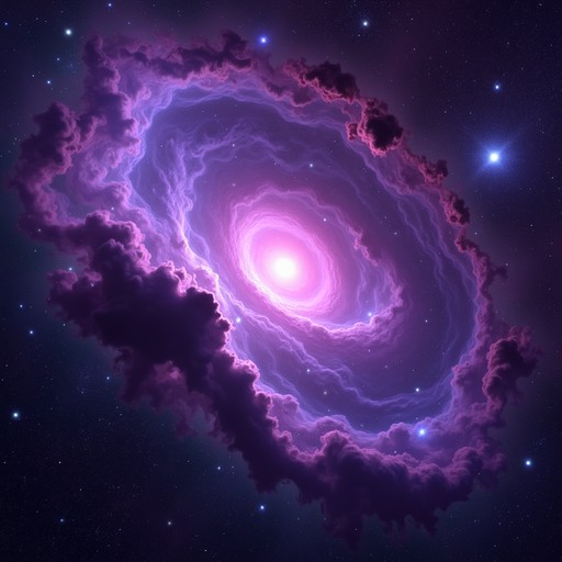 Free Violet Spiral Nebula Image | Download at StockCake