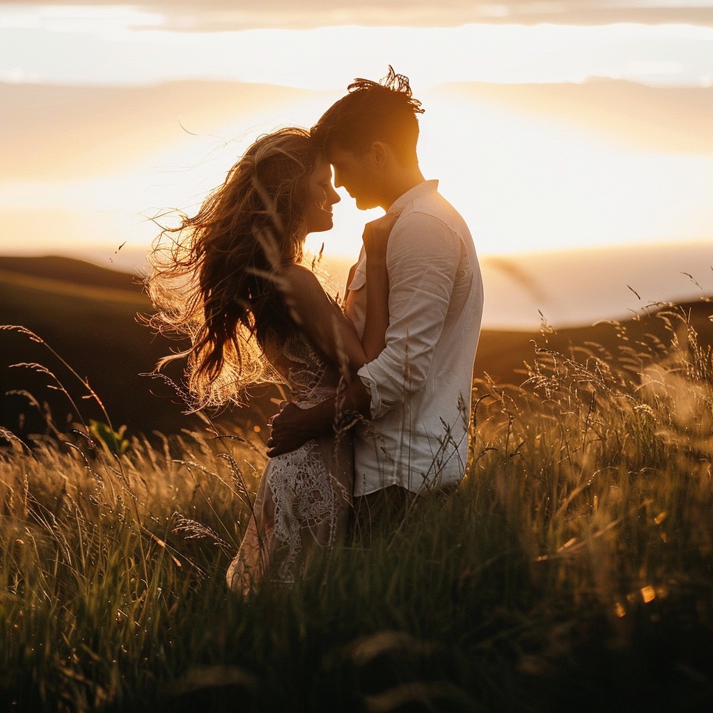 Free Sunset Romantic Embrace Photo - Sunset, Romance, Couple | Download ...