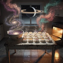 Free Cosmic Kitchen Magic Image - Surreal, Cosmic, Kitchen | Download ...