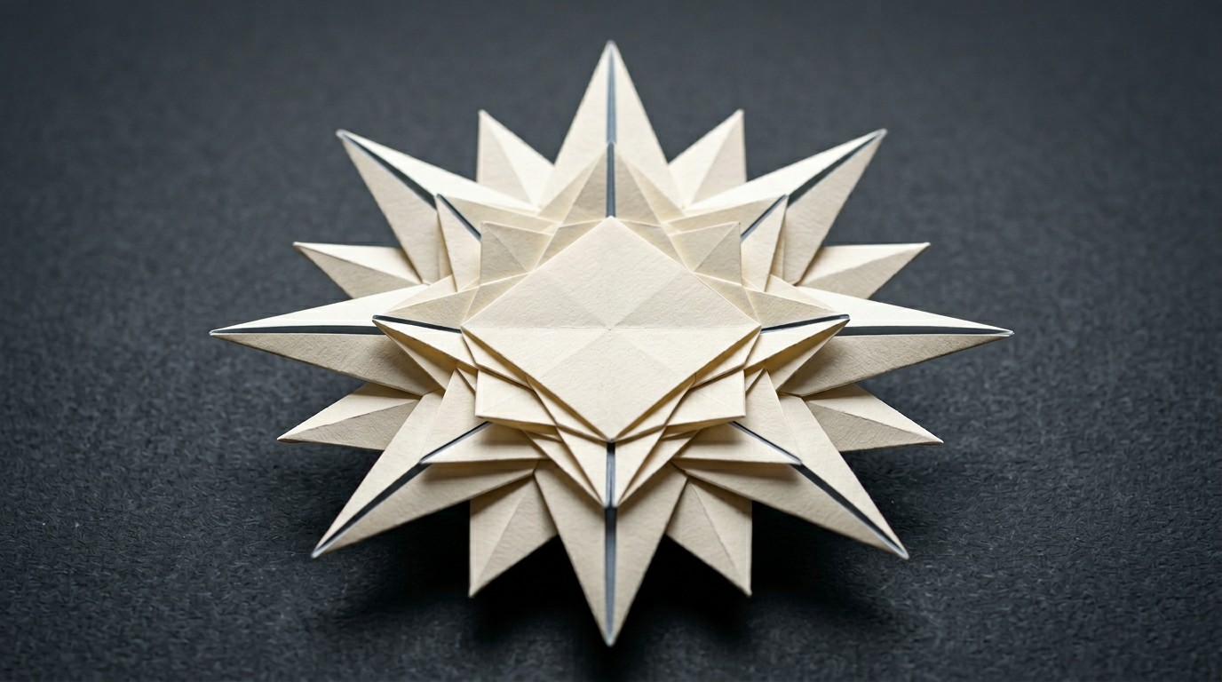 Free Geometric Paper Sculpture Image - Origami, Paper, Sculpture ...