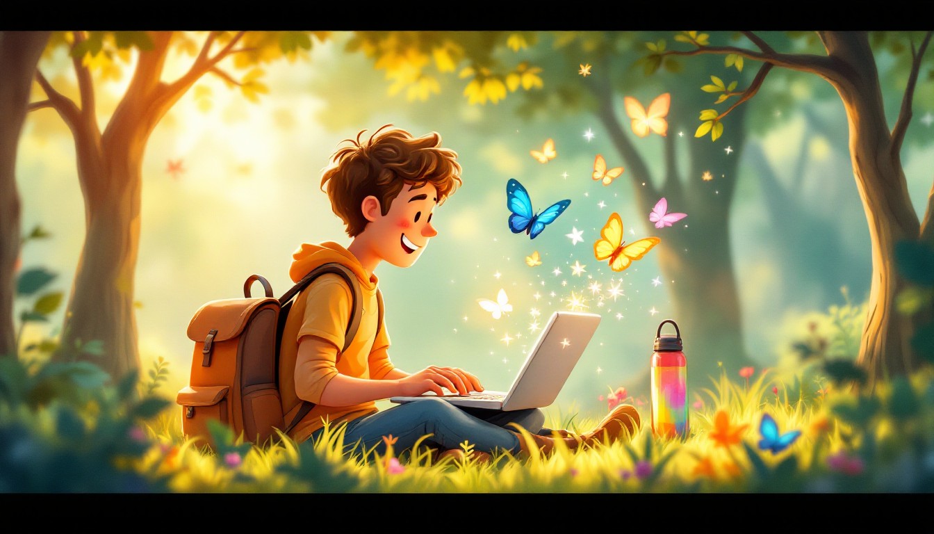 Free Nature Meets Technology Image - Forest, Magical, Laptop | Download ...