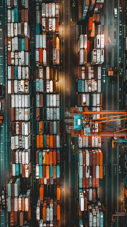 Free Container Port Aerial Image - Containers, Port, Aerial | Download ...