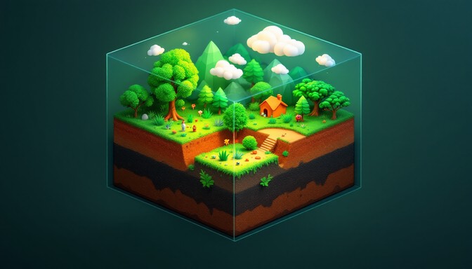 Free Biome Cross Section Image - Ecosystem, Biome, Lowpoly | Download ...