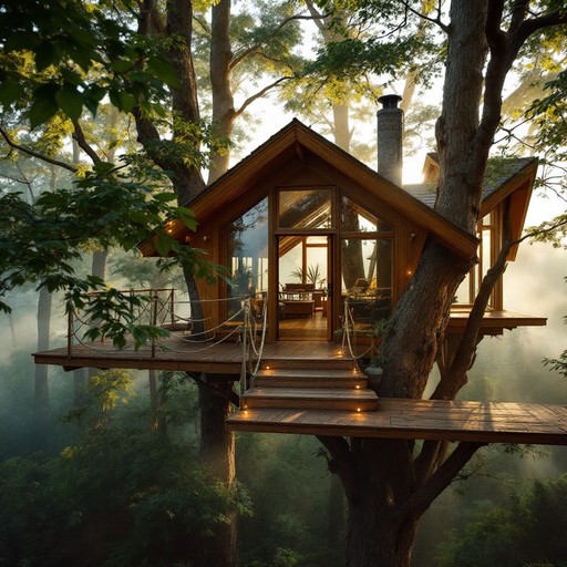 Free Enchanted Treehouse Hideaway Image - Treehouse, Forest, Mystical ...