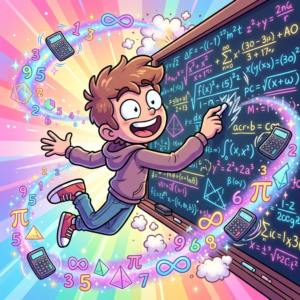 Free Math Magic Unleashed Image - Mathematics, Math, Cartoon | Download ...