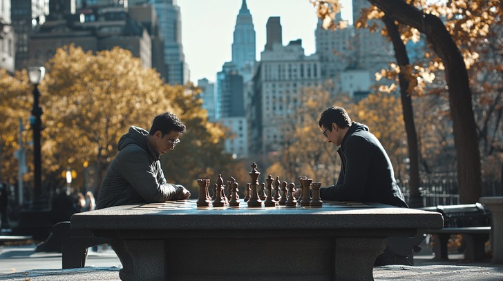 Free Outdoor chess game Image | Download at StockCake