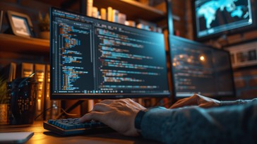 Free Coding Workstation Setup Image - Coding, Computer, Software ...