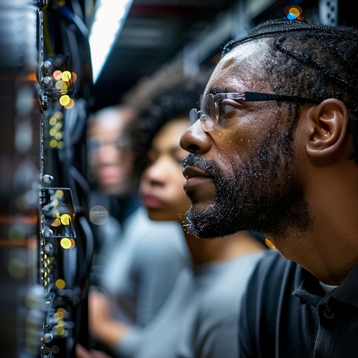 Free Tech Team Focused Image - Technology, Professionals, Datacenter ...