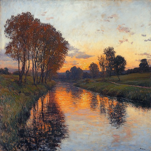 Free Sunset River View Image - Sunset, River, Trees | Download at StockCake