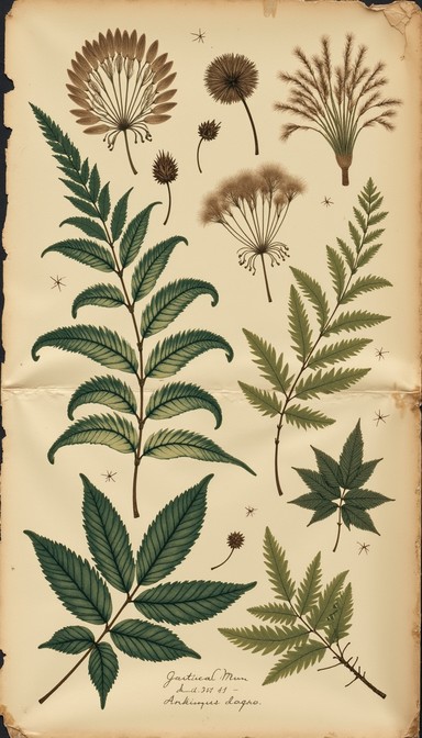 Free Vintage Botanical Illustrations Image - Botanical, Vintage, Ferns ...