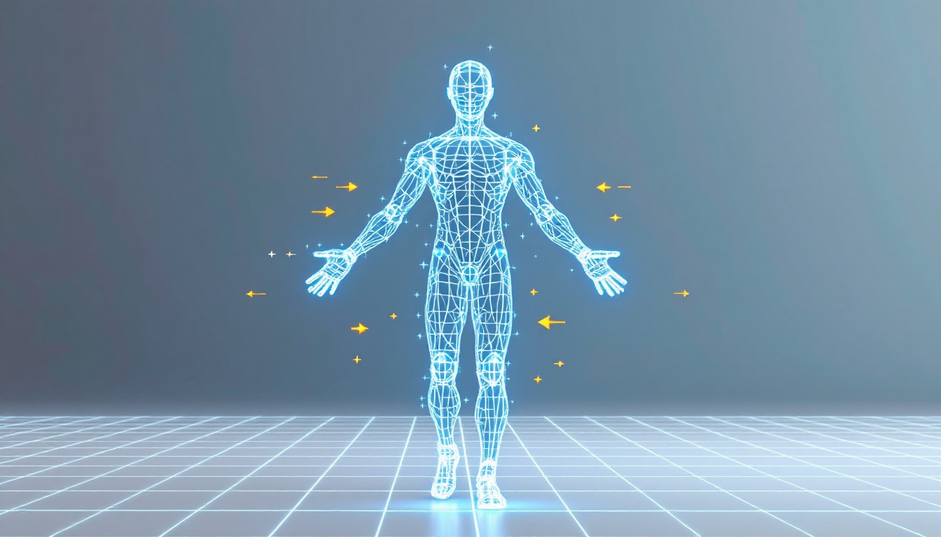 Free Digital Human Motion Photo - Wireframe, Technical, 3d | Download ...