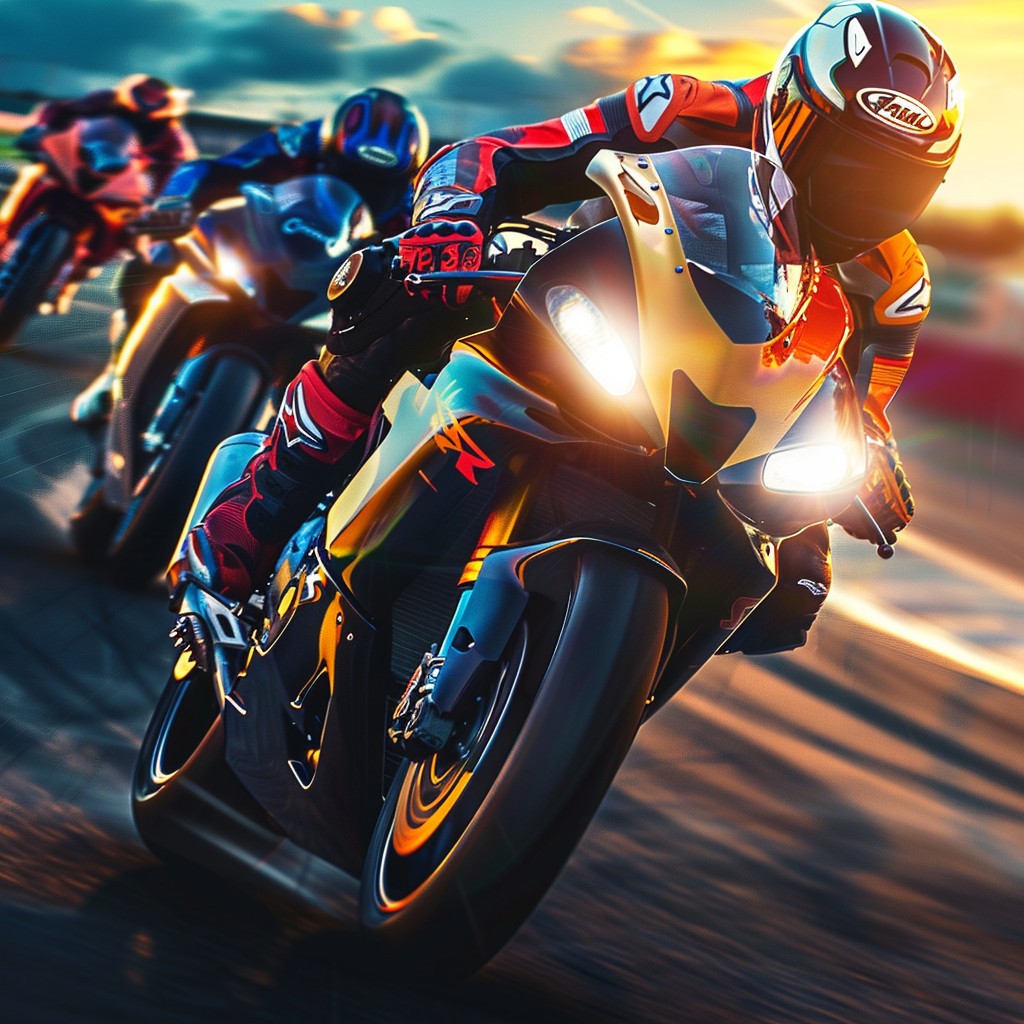 Motorcycle At Races Free Motorcycle Race Action Image - Motorcycle, Racing, Speed ...