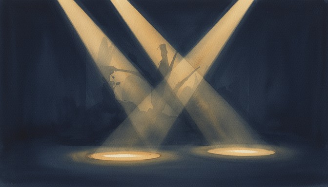 Free Light Through Darkness Image - Watercolor, Spotlight, Dramatic ...