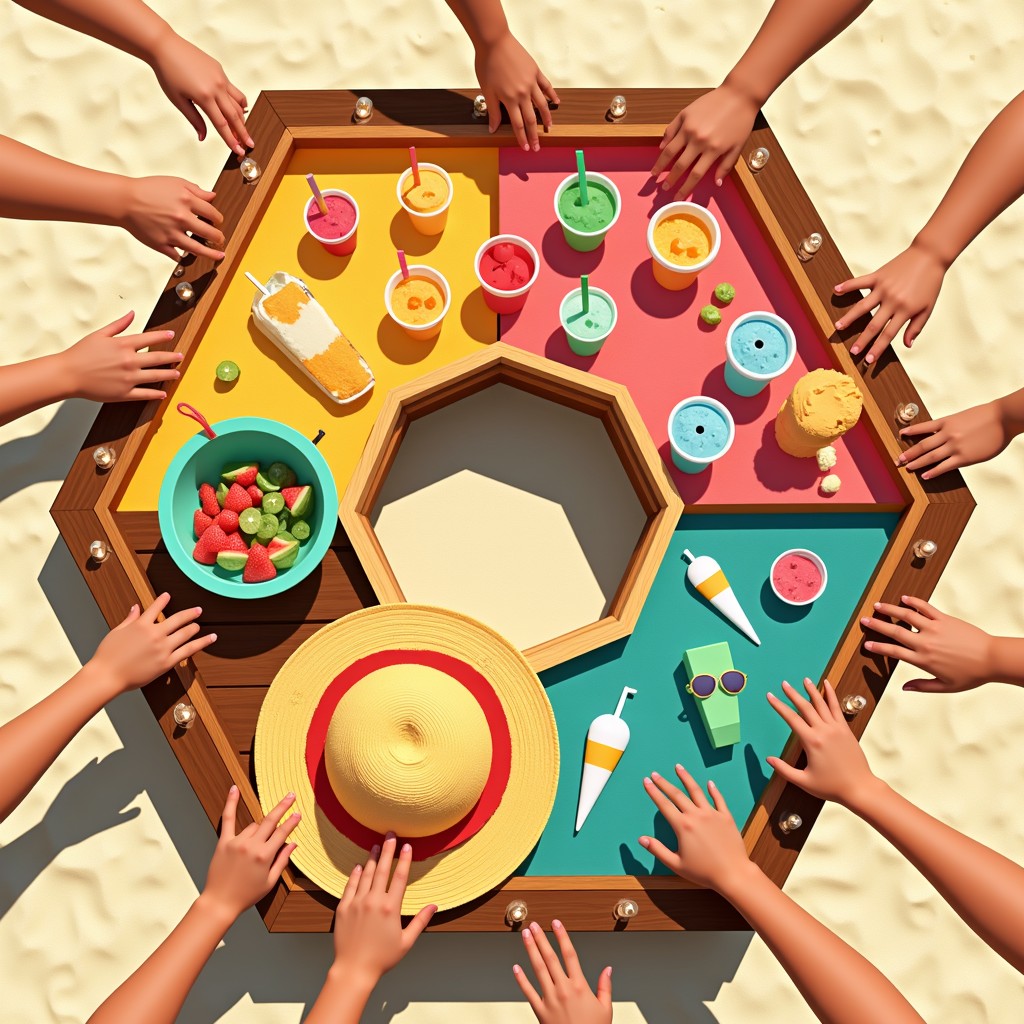 Free Collaborative beach game Image - Hexagonal, Beach, Game | Download ...