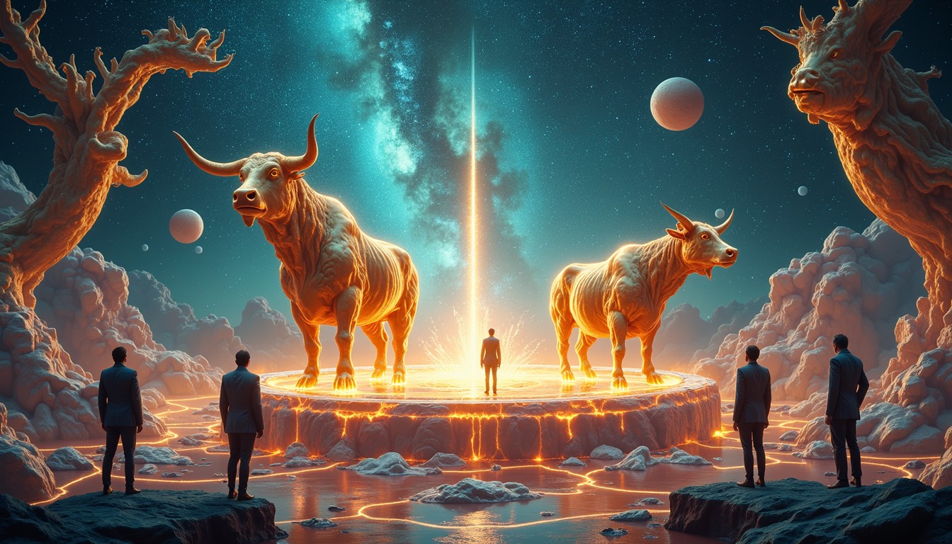 Free Cosmic Bull Guardians Image - Mystical, Cosmic, Bulls | Download ...