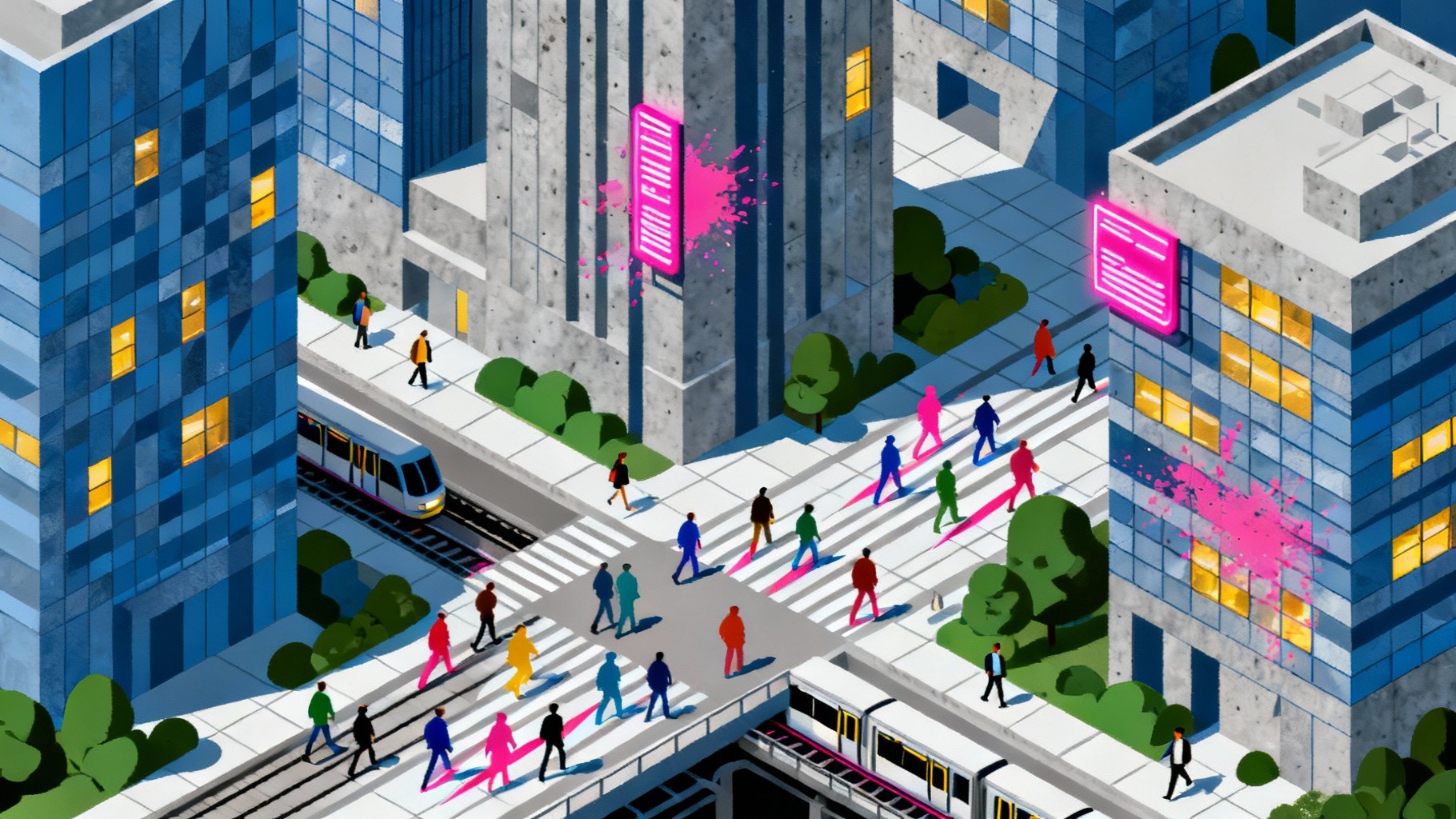 Free City In Motion Image - Isometric, Cityscape, Urban | Download at ...