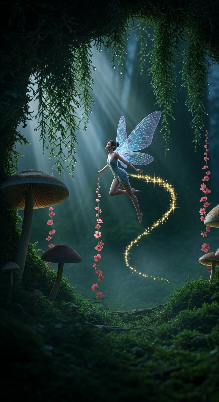 Free Moonlit Fairy Magic Image - Fairy, Magical, Fantasy | Download at ...