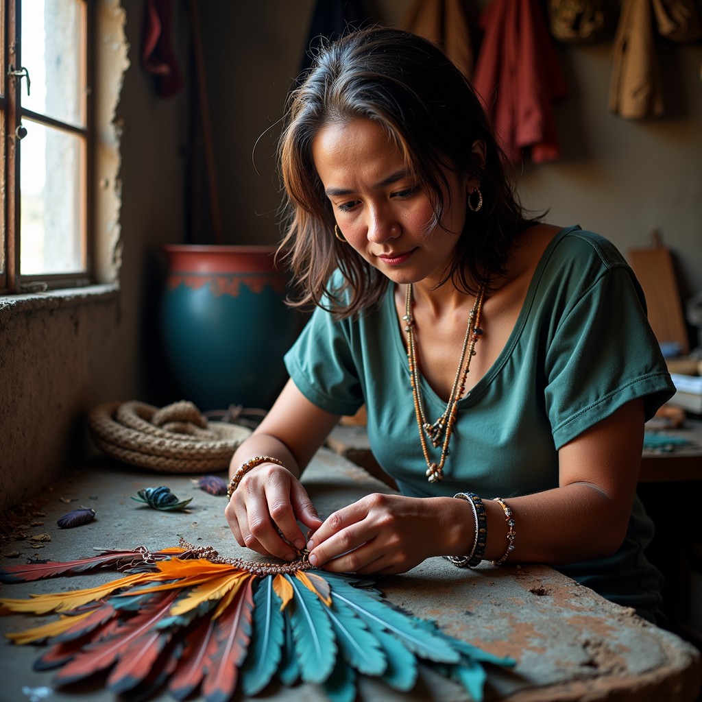 Free Artisan's feather craft Image - Artisan, Feathers, Craft ...