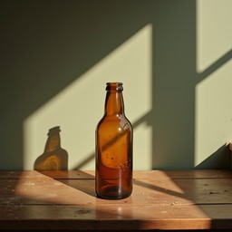 Free Amber Bottle Glow Image - Bottle, Amber, Glass | Download at StockCake