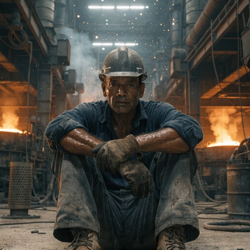 Free Steel Worker Rests Image - Worker, Industrial, Factory | Download ...