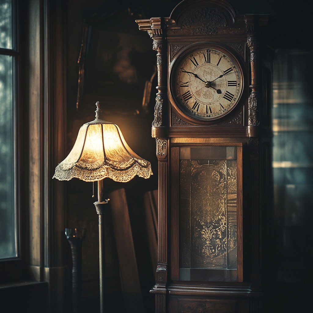 Free Antique Clock Display Photo - Antique, Clock, Lamp | Download at ...