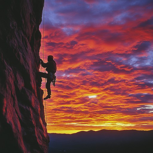 Free Climber at Sunset Image - Climbing, Sunset, Mountains | Download ...