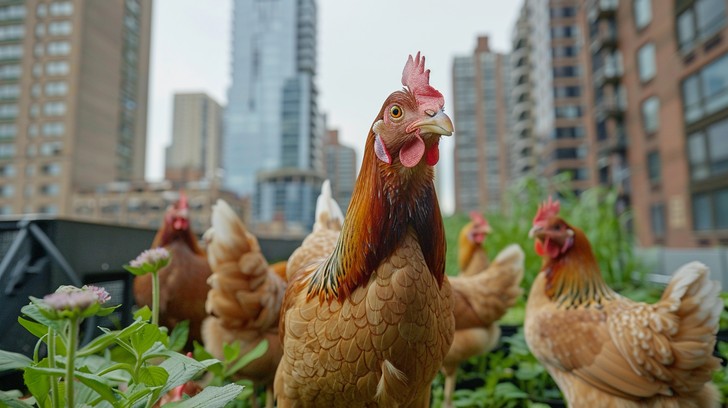 Free Urban Chicken Scene Image - Chickens, Urban, Garden | Download at ...