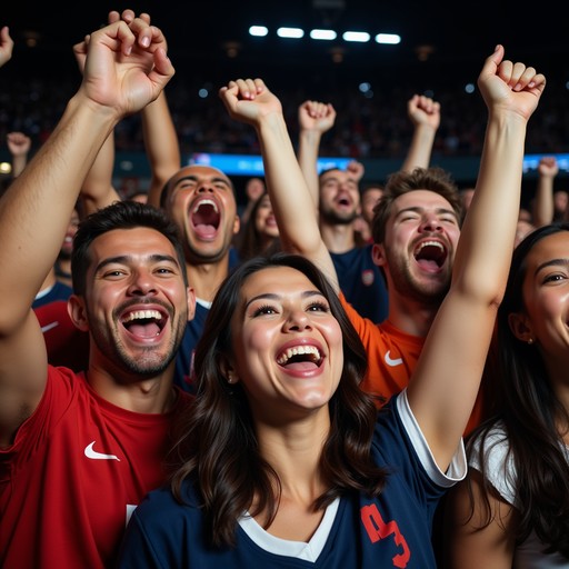 Sharing Fans Free Joyful Sporting Event Image - Celebration, Pool, Applause ...