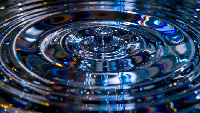 Water Geometry Ripples Free Concentric Liquid Rings Image - Ripples, Concentric, Water ...