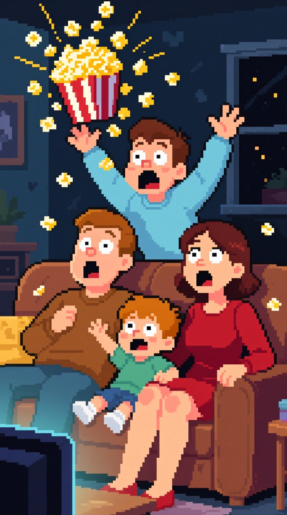 Free Popcorn Panic Pixels Image | Download at StockCake