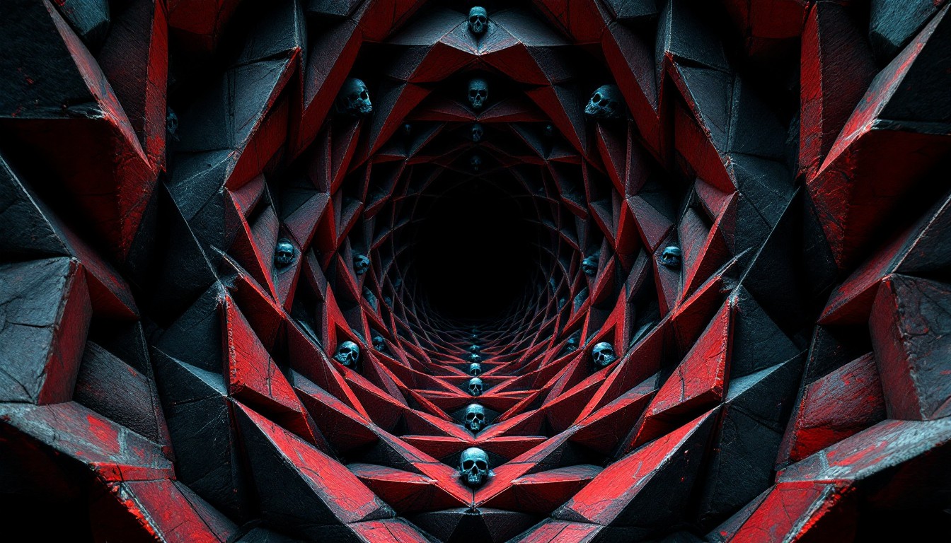 Free Crimson Gothic Abyss Image - Gothic, Geometric, Crimson | Download ...