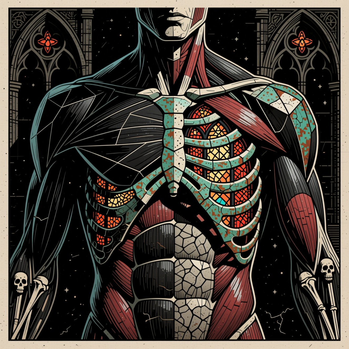 Gothic Injuries Free Gothic Anatomical Architecture Image - Gothic, Anatomy, Geometric ...