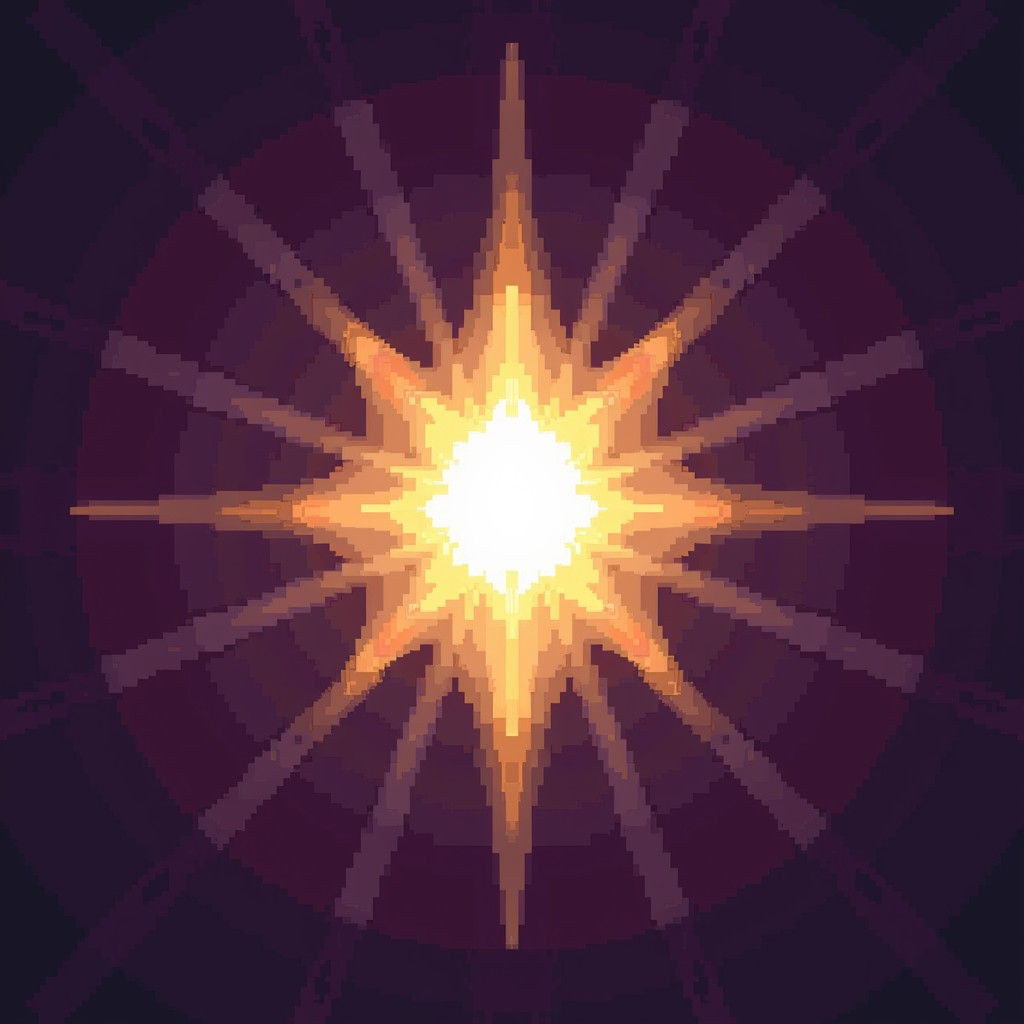 Free Radiant Pixel Star Image - Star, Crystal, Pixel | Download at ...