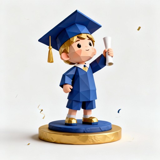 Free Little graduate beaming Image - Graduation, Child, Diploma ...