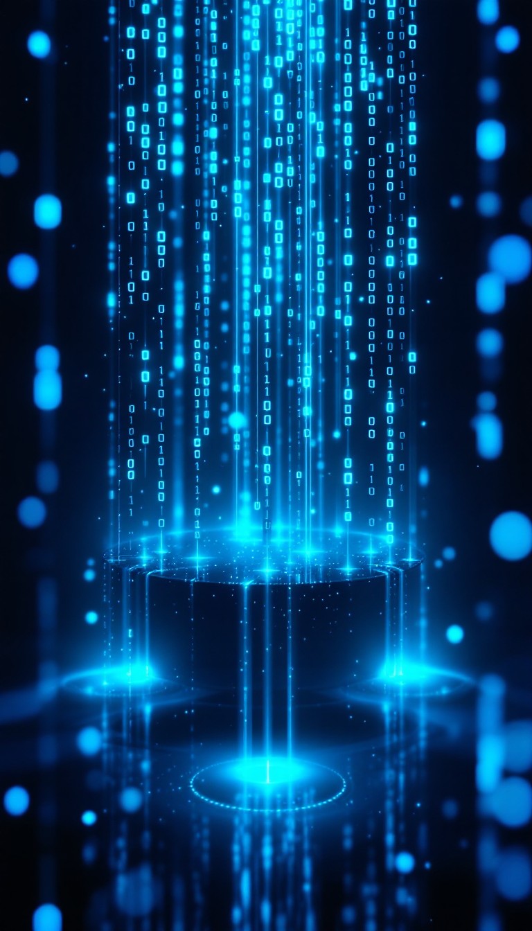 Free Binary Code Waterfall Photo - Binary, Code, Data | Download at ...