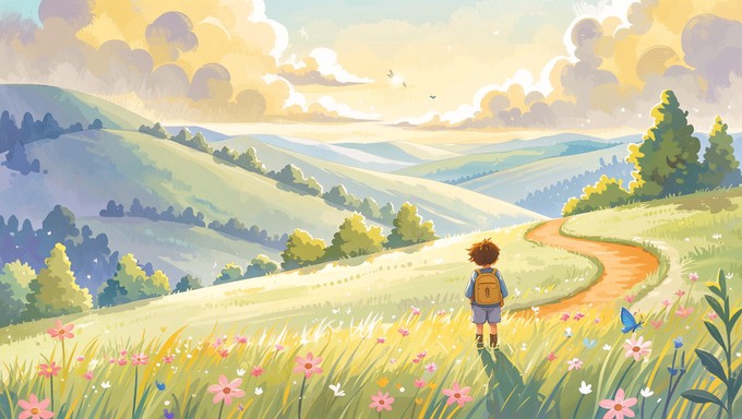 Free Adventure Awaits Ahead Image - Child, Adventure, Watercolor ...
