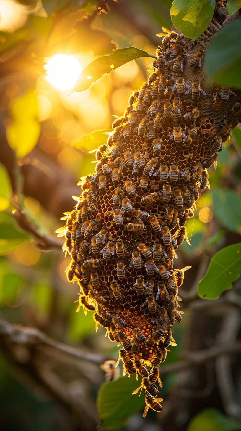 Free Bees Swarm Harmony Image - Bees, Swarm, Nature | Download at StockCake