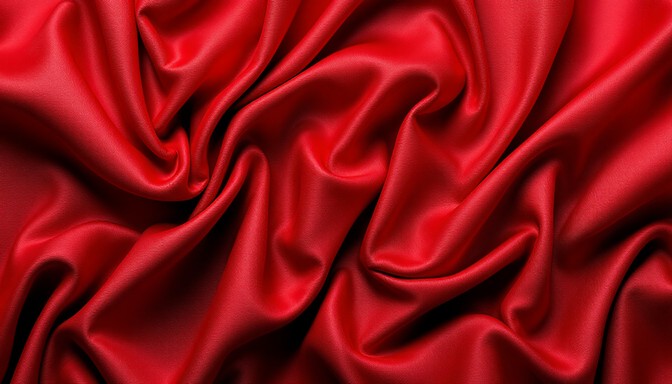 Free Flowing Red Silk Image - Red, Silk, Flowing | Download at StockCake