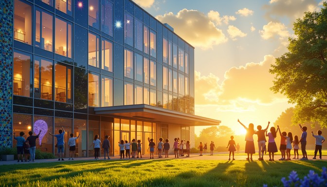 Free Sunset School Wonder Image - Sunset, School, Children | Download ...