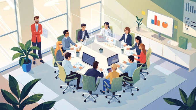 Free Collaborative Business Meeting Image - Business, Meeting ...