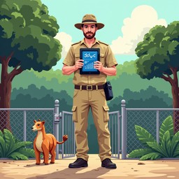 Free Modern Wildlife Guardian Image - Zookeeper, Pixel, Conservation ...