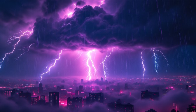 Free Purple Storm Rising Image - Lightning, Storm, Purple | Download at ...