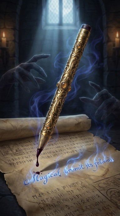 Haunted Writing Background Design Free Haunted Writing Instrument Image - Gothic, Haunting, Supernatural ...