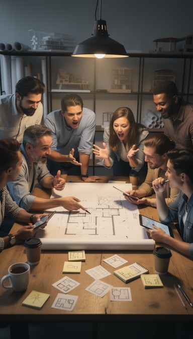 Free Teamwork on Blueprint Image - Architecture, Blueprint ...
