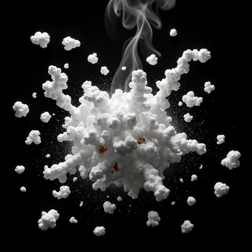 Popcorn Rising Free Explosive Popcorn Drama Image - Popcorn, Monochrome, Explosion ...