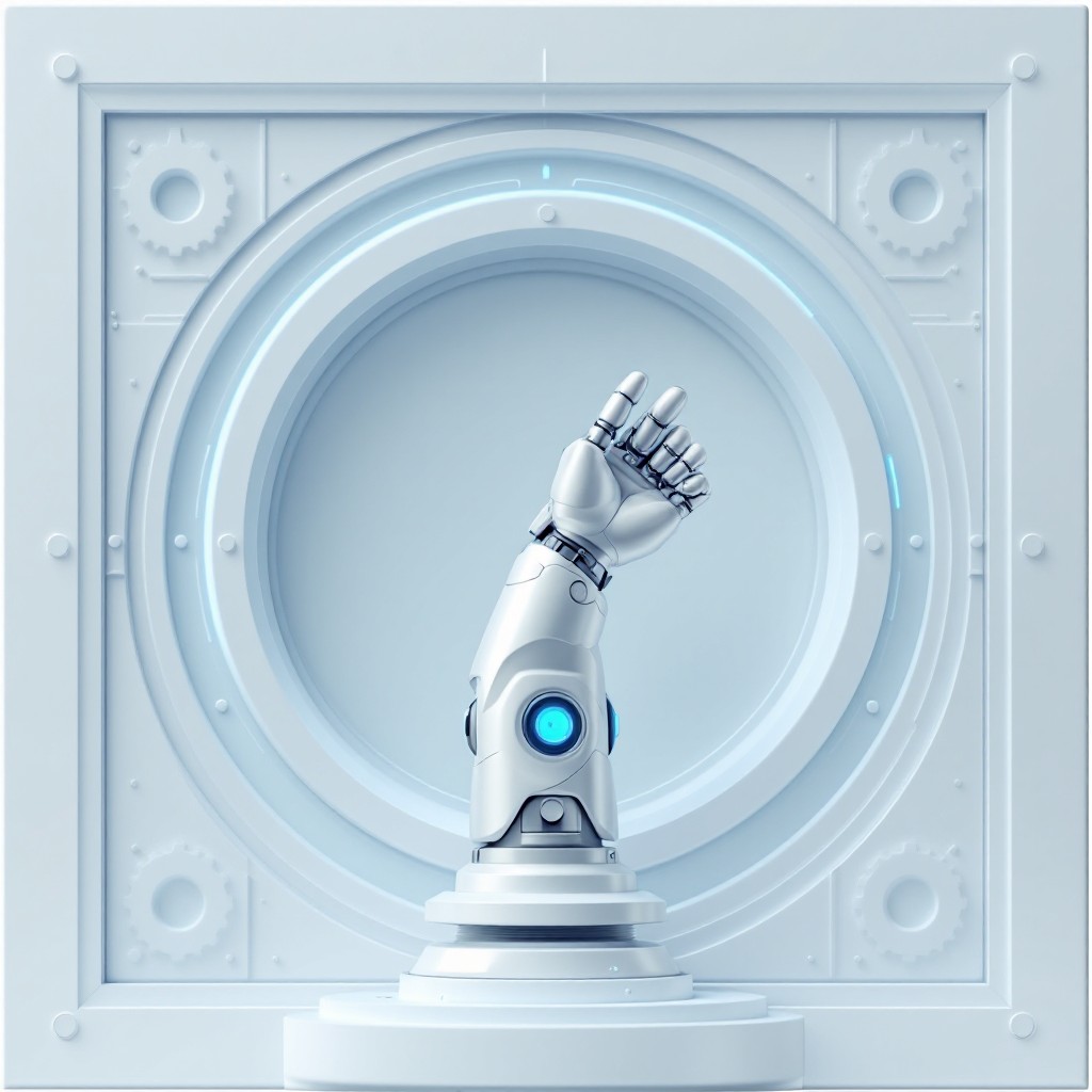 Free Reaching Robot Arm Image - Robotic, Minimal, Futuristic | Download ...
