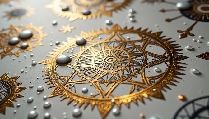 Star Pattern Gears Free Gleaming Celestial Gears Image | Download at StockCake